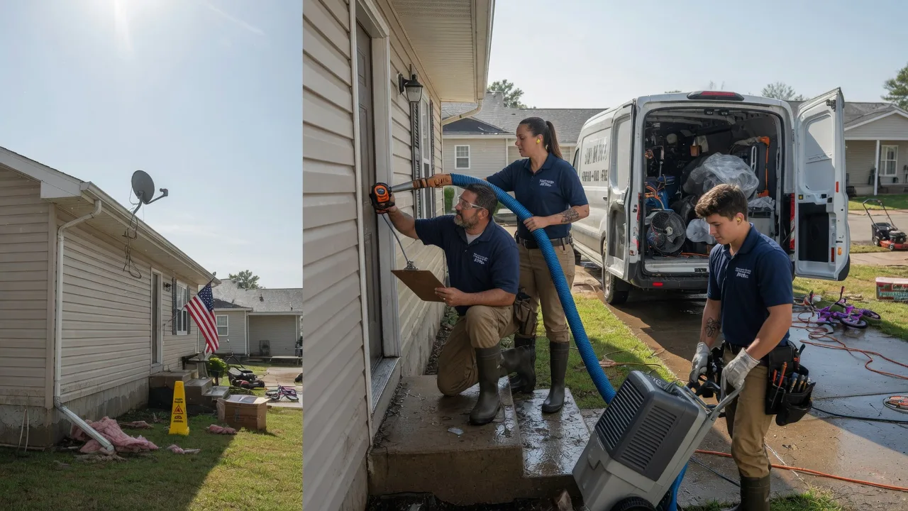 Ceiling Water Damage Restoration in Claremont, VA near me